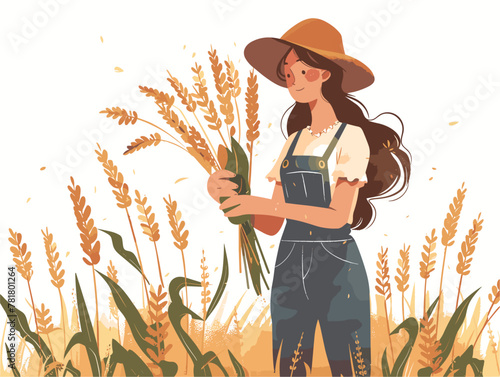 Farmer's Labor: Nurturing the Community through Bountiful Harvest