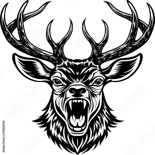 head of a deer