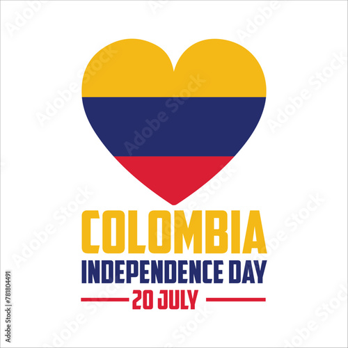 Free Download happy 20th of july colombia independence day landscape banner for social media post with abstract gradient background design4 - GFXLoad