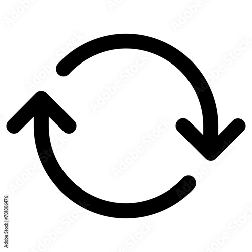 change icon, simple vector design