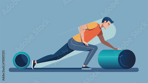 An advanced foam roller with builtin massage features and Bluetooth connectivity allowing users to customize their recovery and receive