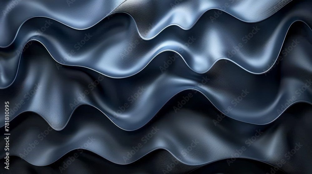 A) Black and blue wavy background with a white circle in the center..B) White circle on a black background..C) Wavy background : A) Black and blue wavy background with a white circle in the center..B) White circle on a black background..C) Wavy background :