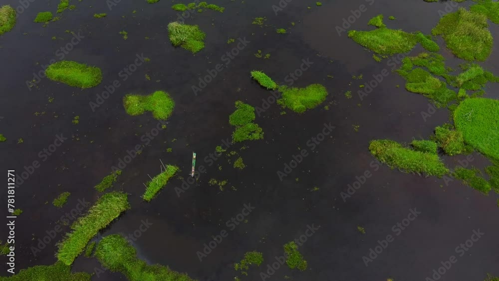 Aerial view loktak lake is the largest freshwater lake and thanga village in India as well as the largest lake in manipur north east India. Aerial view loktak lake is the largest freshwater lake and thanga village in India as well as the largest lake in manipur north east India.