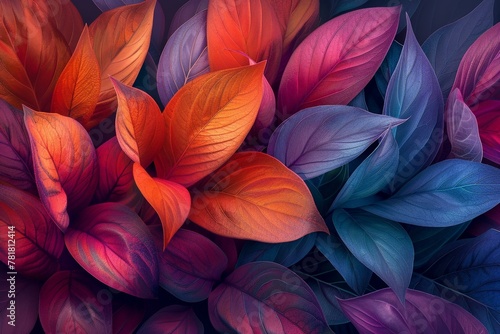 Vibrant leaves unfurl, embodying the dynamic spirit of sustainable technological progress