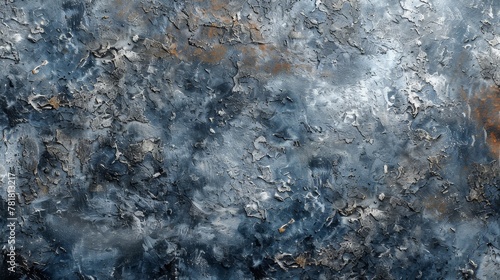   A detailed image of an artwork with apparent layers of paint and grime © Nadia