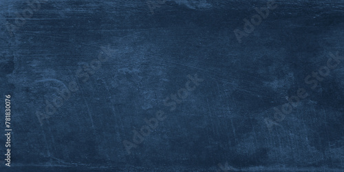 Beautiful abstract classic blue grunge decorative navy dark wall background. Art rough stylized texture banner With space for text. Grunge classic blue texture