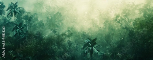 Muted tones meet tropical allure in this captivating abstract background, perfect for adding a touch of nature's beauty to your projects. © taelefoto