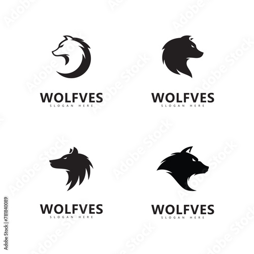 Wolf vector illustration design