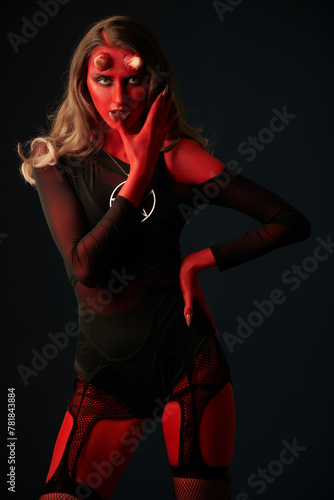 bloody devil girl © Andrey Kiselev