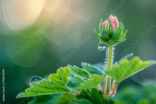Wallpaper Mural Fresh pink and white blossom flower buds of the Discovery Apple tree, Malus domestica, blooming in springtime Torontodigital.ca