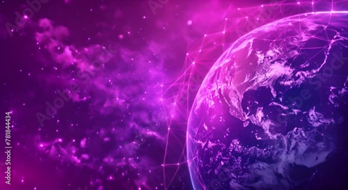 nuance purple background for a book cover, planet networking connexon theme photo