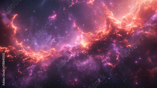 Starry Embrace: A Romantic Journey Through a Soft-Focused Cosmic Tapestry photo