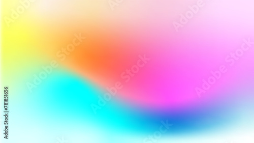 Blurred bright background with yellow pink blue and red colors gradient for webdesign, poster, banner.