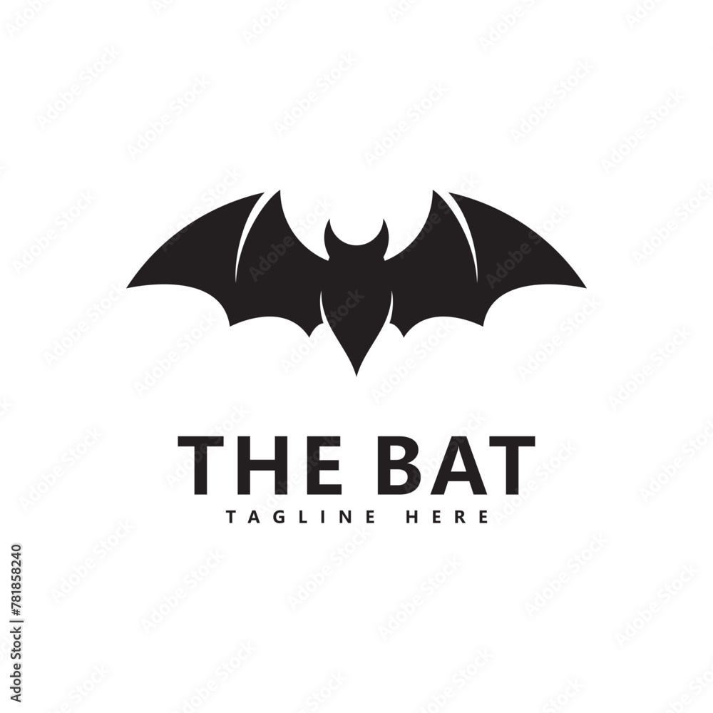 Obraz premium Bat Logo template vector illustration
