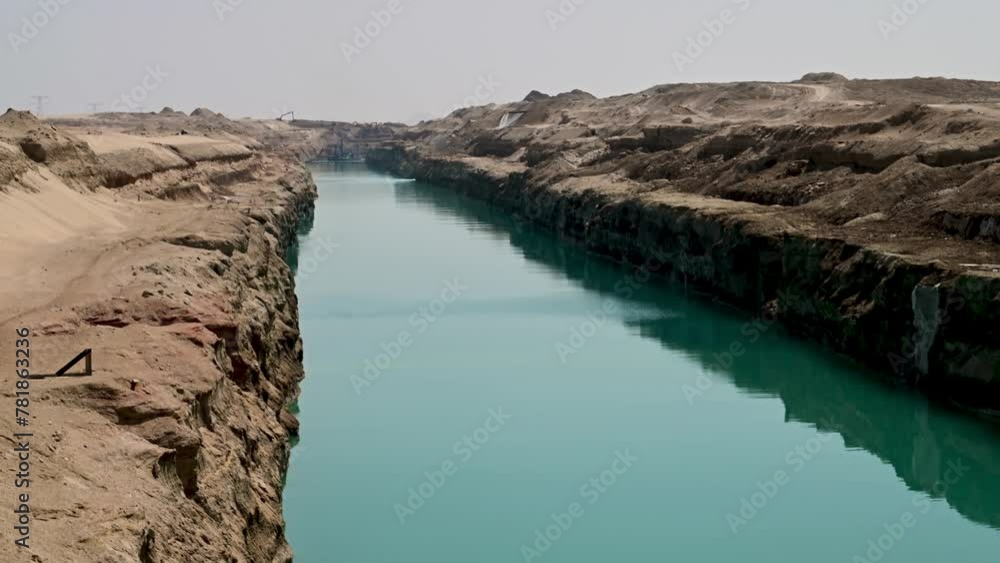 Rain Water Harvesting Pond in Middle of Abu Dhabi Desert Rain Water Harvesting Pond in Middle of Abu Dhabi Desert