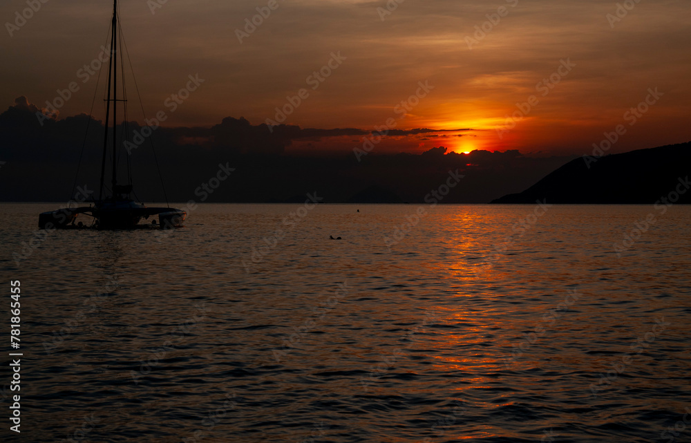 Sunrise on Nha Trang sea