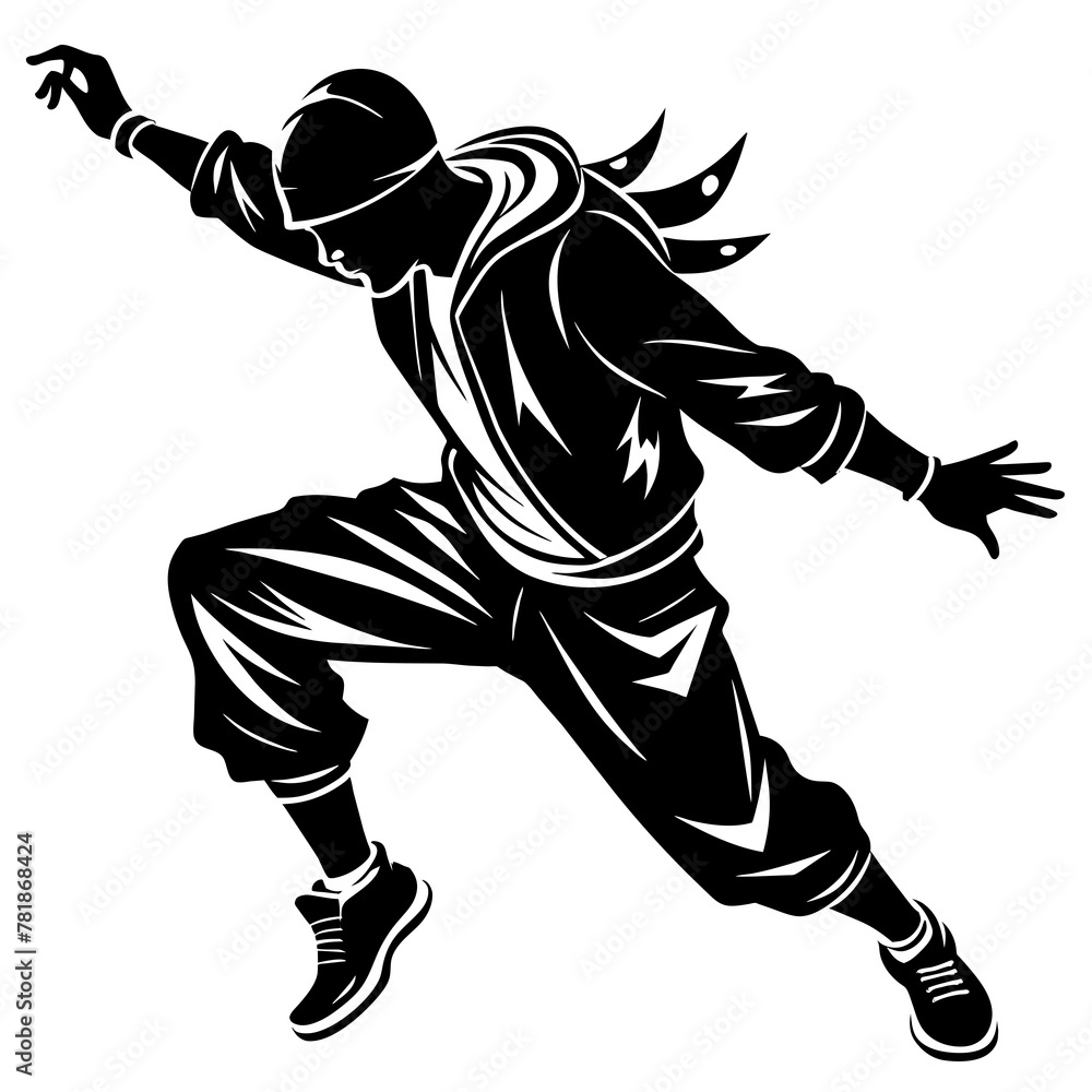 black-silhouette-of-a-hip-hop-dancer--white-backgr