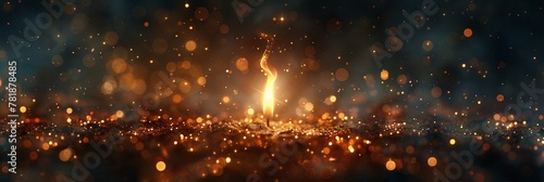 A Spark of Hope The Illuminating Power of a Single Candle Generative AI