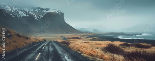 Travelers journey through the otherworldly landscapes of Iceland, capturing the surreal beauty of its nature in abstract prose photo