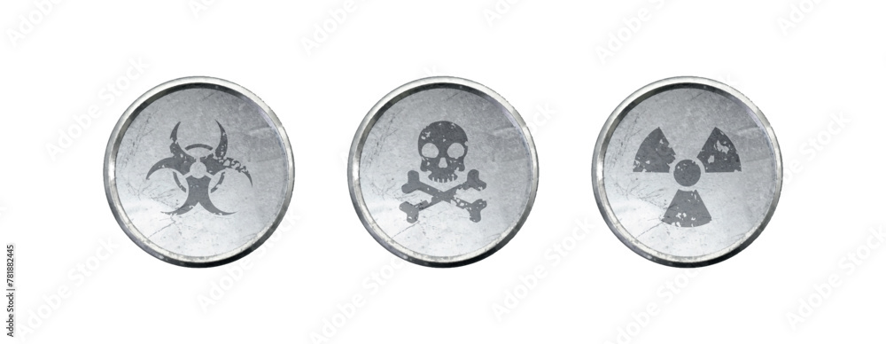 Obraz premium danger warning sign vector 
