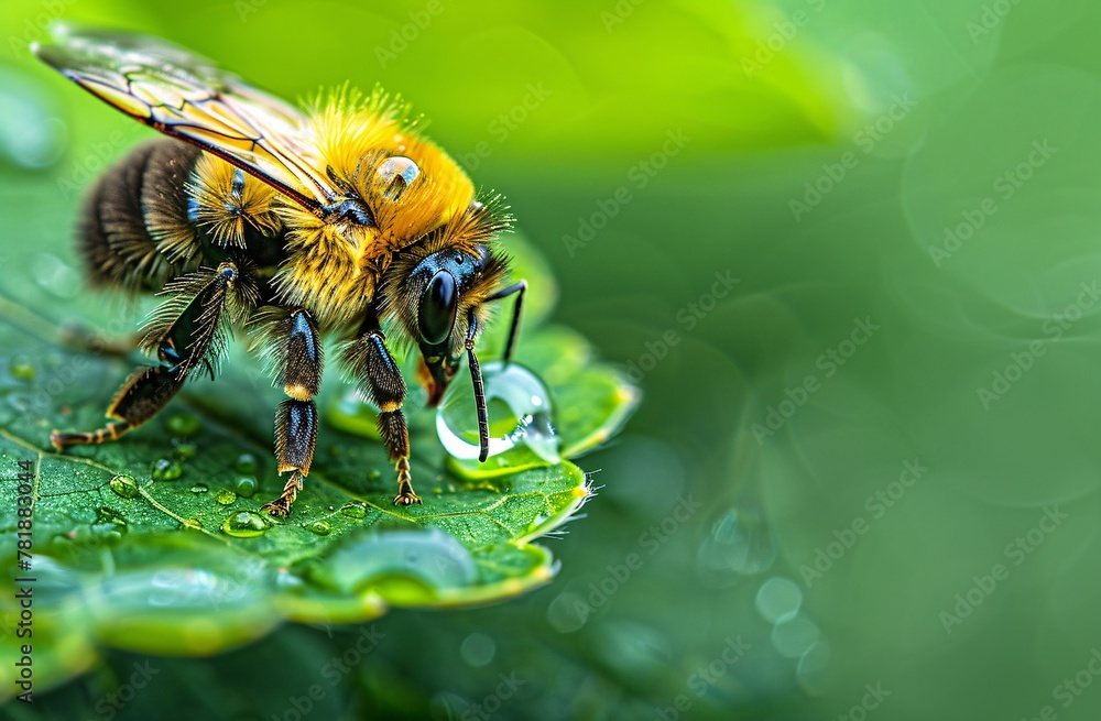 The Honeyed Journey A Close-up of a Bee's Life Cycle Generative AI The Honeyed Journey A Close-up of a Bee's Life Cycle Generative AI
