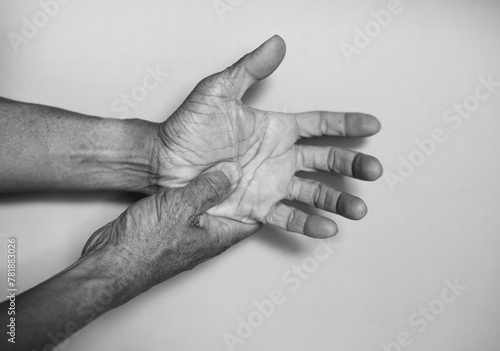 Peripheral neuropathy body parts of elderly people