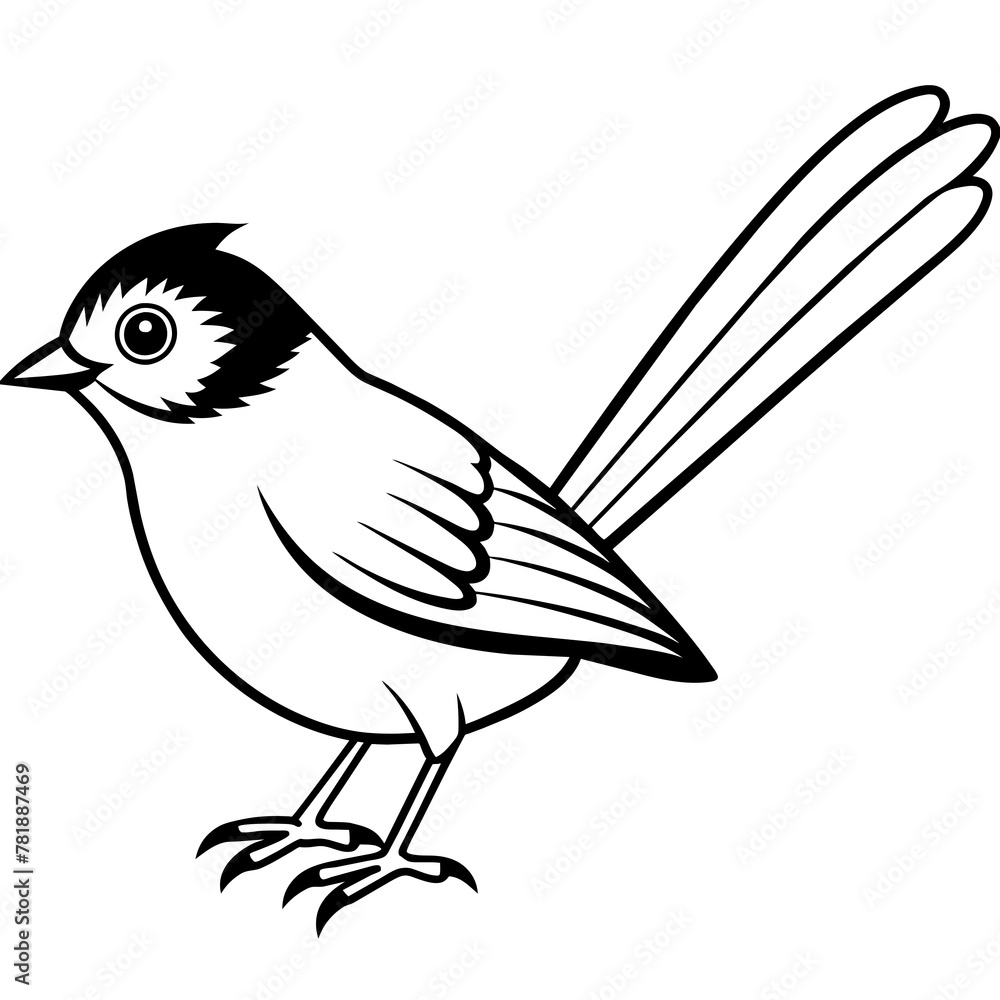 Obraz premium Bird vector illustration 