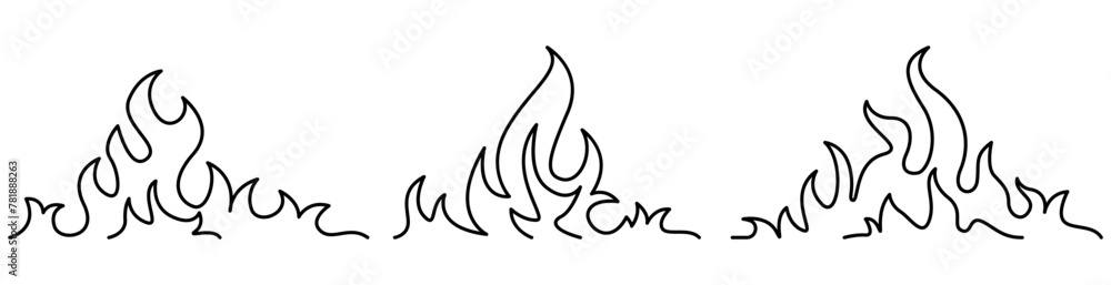 Flame, fire graphic illustration background Flame, fire graphic illustration background