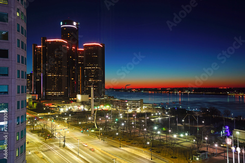 The Renaissance Center is a group of seven interconnected skyscrapers in Downtown Detroit, Michigan. It serves as General Motors world headquarters