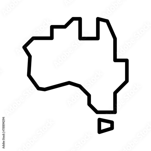 Australia continent icon