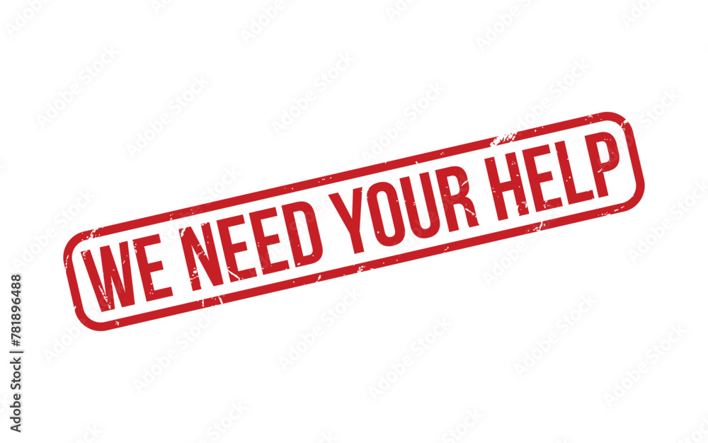 Red We Need Your Help Rubber Stamp Seal Vector Red We Need Your Help Rubber Stamp Seal Vector