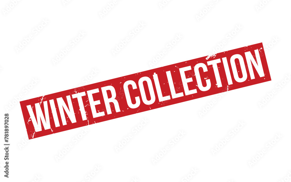 Winter Collection Rubber Stamp Seal Vector Winter Collection Rubber Stamp Seal Vector