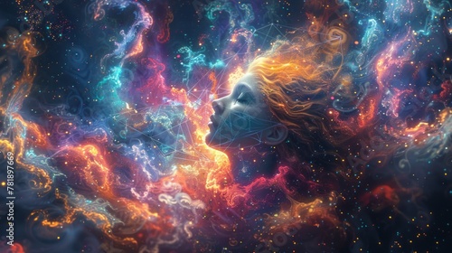 Interstellar Meditation: Inner Peace in the Cosmos © yuchen