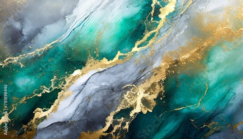 Wallpaper background marble abstract texture pattern gold watercolor gray white dark paint green luxury. Background silver blue marble ombre wall color canvas fluid ink gradient water concrete