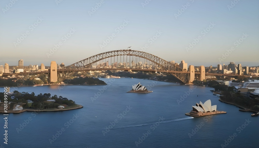 A-Panoramic-View-Of-The-City-Of-Sydney-Australia- 3