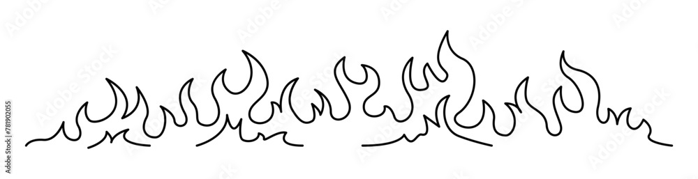 Flame, fire graphic illustration background Flame, fire graphic illustration background