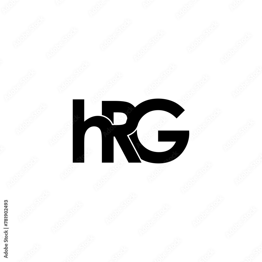 hrg lettering initial monogram logo design hrg lettering initial monogram logo design