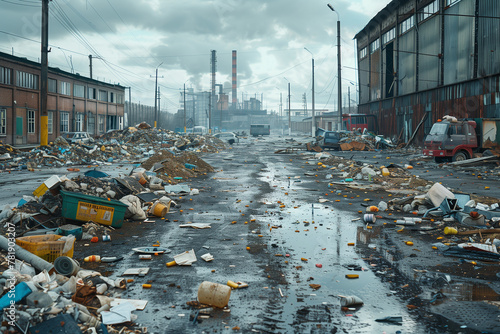 Capturing the Ravages of Industrial Pollution: A Visual Journey Through Environmental Degradation photo