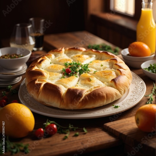 Pie on a plate photo