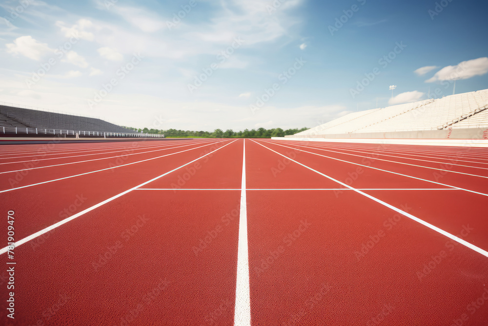 Race to Victory on a Professional Running Track
