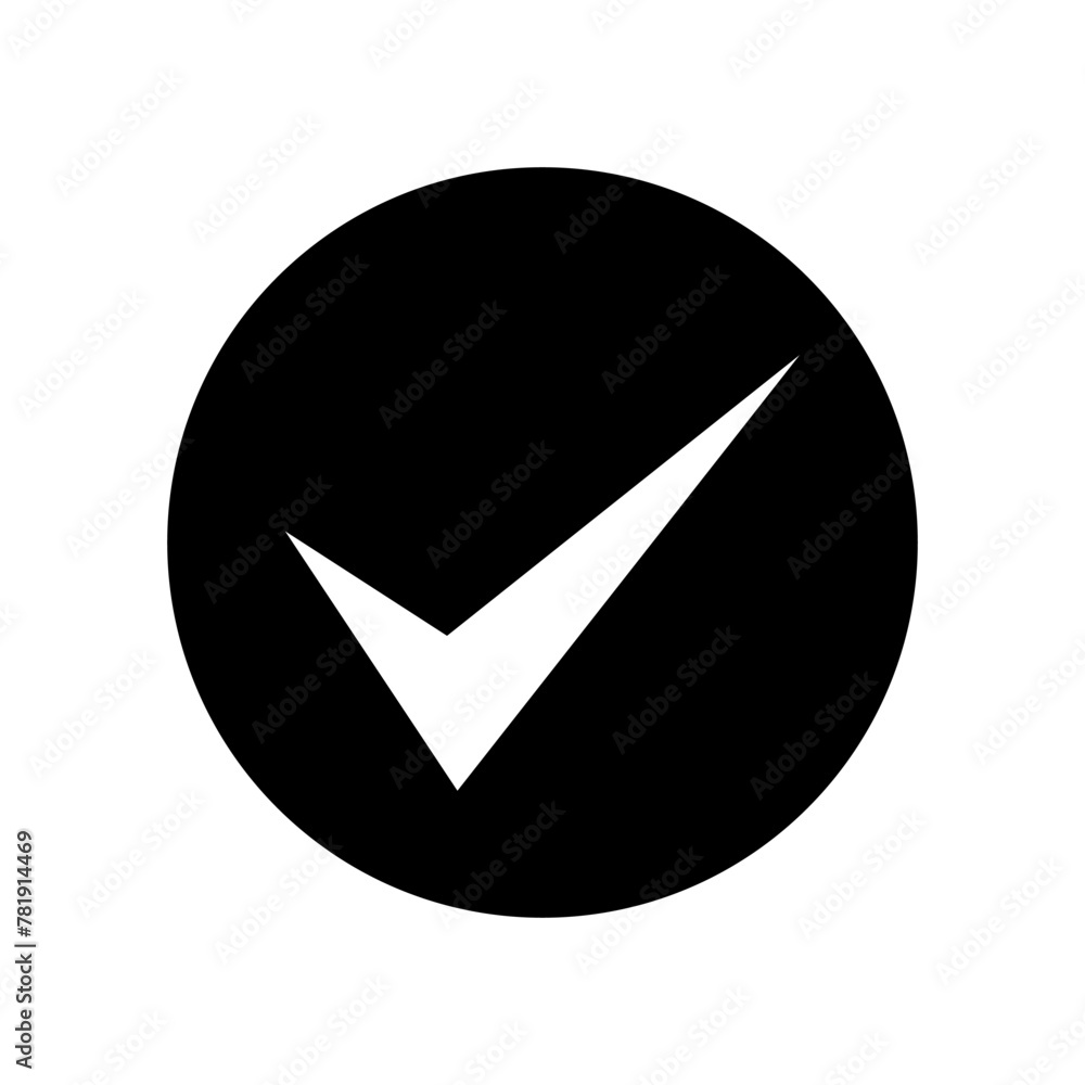 Ok button vector icon. Approve illustration sign. Check mark symbol. Yes logo. Ok button vector icon. Approve illustration sign. Check mark symbol. Yes logo.