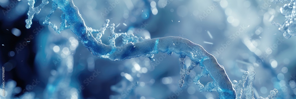 Sparkling Water Splash on Cool Blue Background Sparkling Water Splash on Cool Blue Background