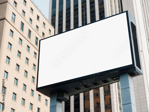 Mock up Billboard Banner template outdoor building Media advertising