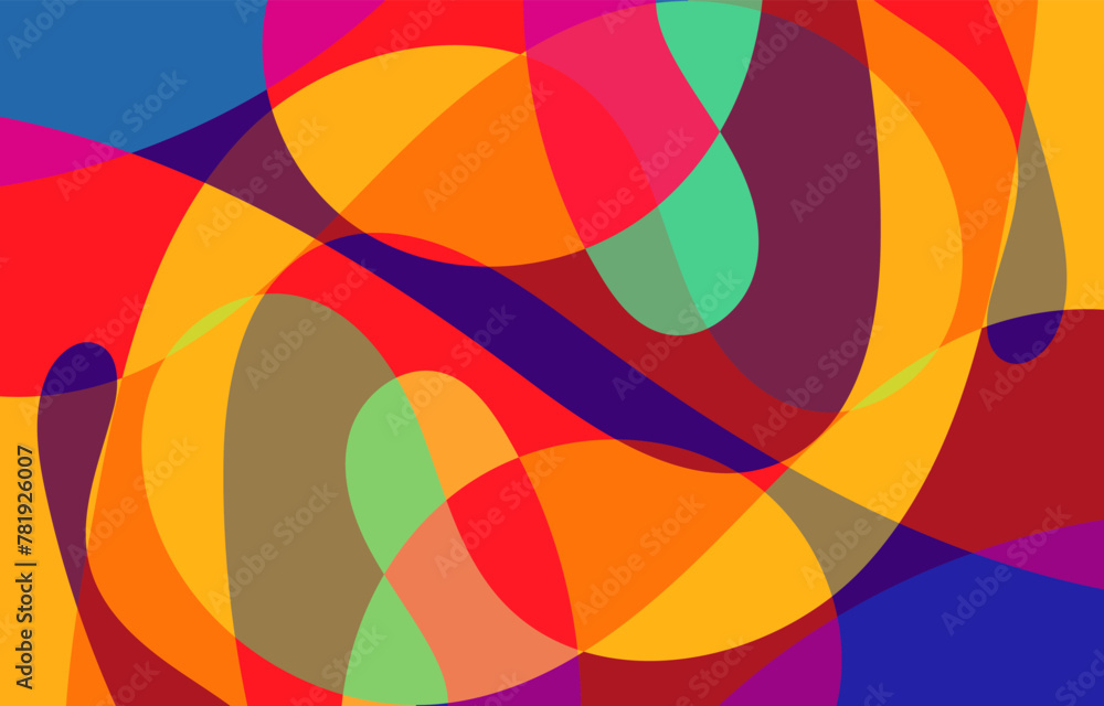 Obraz premium Colorful Abstract background design, vector art