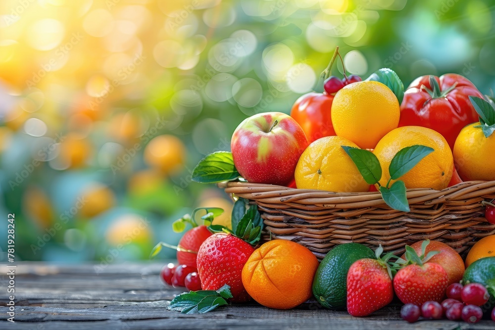 fresh fruits product with basket professional advertising food photography fresh fruits product with basket professional advertising food photography