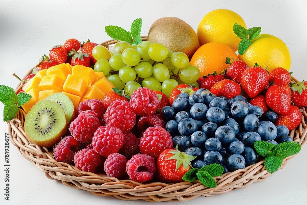 fresh fruits product with basket professional advertising food photography fresh fruits product with basket professional advertising food photography