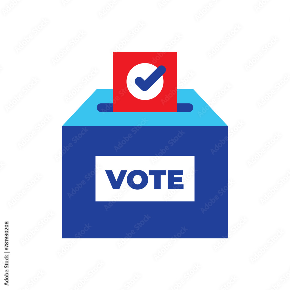 Voting ballot box icon. Election Vote concept Voting ballot box icon. Election Vote concept