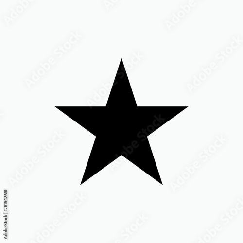 Star  Basic Shapes Icon. Geometric Forms Symbol. 