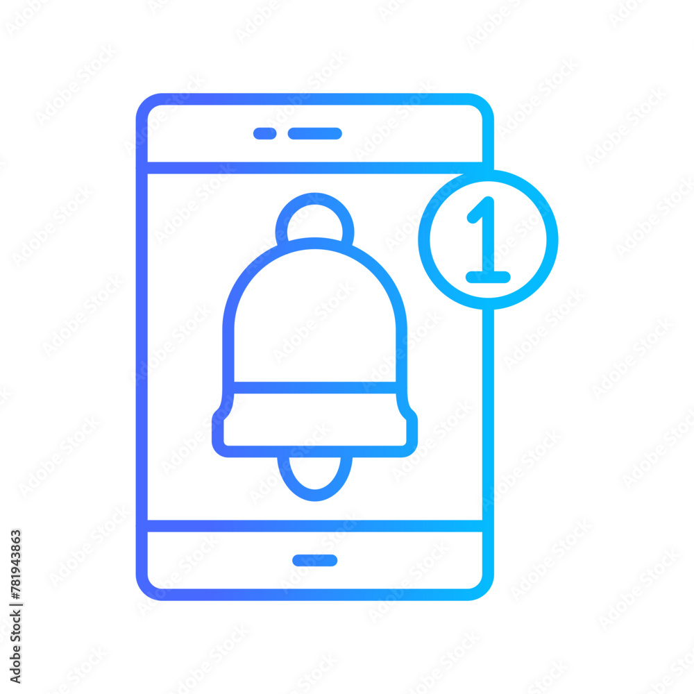 Obraz premium Notification Bell Icon