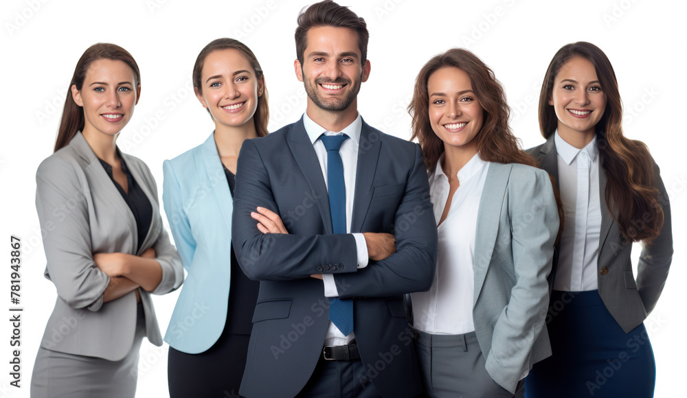 happy successful business team isolated on transparent and white background.PNG image. happy successful business team isolated on transparent and white background.PNG image.